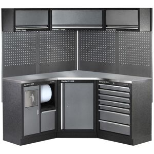 Clarke Clarke COMBGSM05 Modular Corner Storage System 19 Piece Package Stainless Steel Worktops Clarke Clarke COMBGSM05 Modular Corner Storage System 19 Piece Package Stainless Steel Worktops