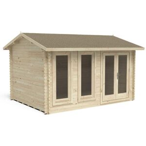 Forest Forest Garden Chiltern 4.0m x 3.0m Log Cabin - Apex Roof, Double Glazed with Felt Shingles and Underlay (Delivered or Installed) Forest Forest Garden Chiltern 4.0m x 3.0m Log Cabin - Apex Roof, Double Glazed with Felt Shingles and Underlay (Delivered or Installed)