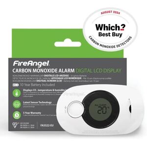 FireAngel FA3322-EUX10 10 Year Digital CO Alarm - Sealed for Life Battery FireAngel FA3322-EUX10 10 Year Digital CO Alarm - Sealed for Life Battery
