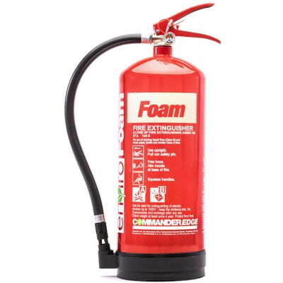 Checkfire CommanderEDGE 6L Fluorine Free Foam Fire Extinguisher Checkfire CommanderEDGE 6L Fluorine Free Foam Fire Extinguisher