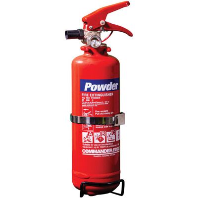 Checkfire CommanderEDGE 1kg ABC Dry Powder Fire Extinguisher Checkfire CommanderEDGE 1kg ABC Dry Powder Fire Extinguisher