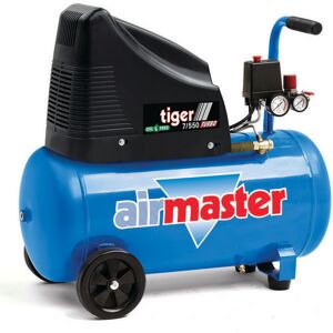 Airmaster Tiger 7/550 7.8cfm 50 Litre 2HP Oil Free Air Compressor Airmaster Tiger 7/550 7.8cfm 50 Litre 2HP Oil Free Air Compressor