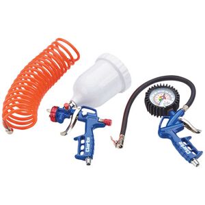 Clarke Clarke KIT700 3 Piece Air Tool Kit With Gravity Fed Spray Gun Clarke Clarke KIT700 3 Piece Air Tool Kit With Gravity Fed Spray Gun