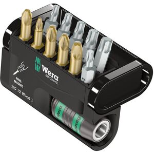 Wera Bit-Check 12 Wood 1 Torsion 12 Piece Bit Set Wera Bit-Check 12 Wood 1 Torsion 12 Piece Bit Set