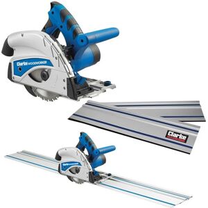 Clarke Clarke CPS160 160mm Plunge Saw (230V) with 2 x 0.7m Guide Rails Clarke Clarke CPS160 160mm Plunge Saw (230V) with 2 x 0.7m Guide Rails