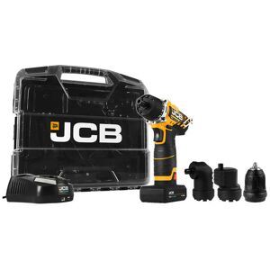 JCB JCB 21-12TPK2-WB-2 12V 4 in 1 Drill Driver with 2x2.0Ah Batteries in W-Boxx 102 Power Tool Case JCB JCB 21-12TPK2-WB-2 12V 4 in 1 Drill Driver with 2x2.0Ah Batteries in W-Boxx 102 Power Tool Case