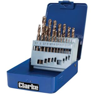 Clarke Clarke CHT383 19 piece Cobalt Steel Drill Bit Set (1-10mm) Clarke Clarke CHT383 19 piece Cobalt Steel Drill Bit Set (1-10mm)