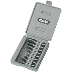 Clarke Clarke CHT580 8 piece Double Cut Rotary Burr Set Clarke Clarke CHT580 8 piece Double Cut Rotary Burr Set