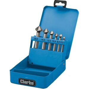 Clarke Clarke CHT530 - 6 piece HSS Countersink Set Clarke Clarke CHT530 - 6 piece HSS Countersink Set