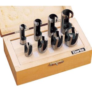 Clarke Clarke CHT367 - 8 piece Drill Plug Cutter Set Clarke Clarke CHT367 - 8 piece Drill Plug Cutter Set