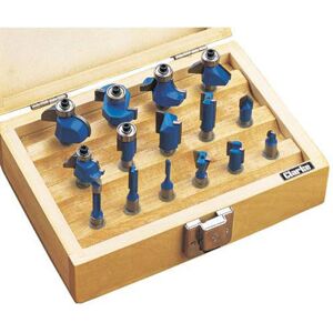 Clarke Clarke CHT362 15 piece Router Bit Set (¼" Shank) Clarke Clarke CHT362 15 piece Router Bit Set (¼" Shank)