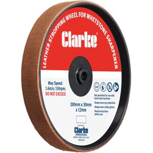 Clarke Clarke Leather Stropping Wheel for CWS250 200x30x12mm Clarke Clarke Leather Stropping Wheel for CWS250 200x30x12mm