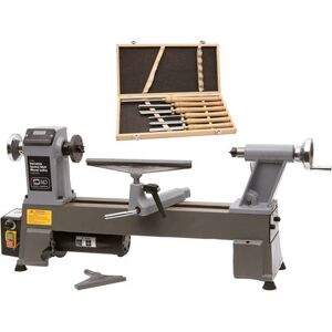 SIP SIP 01936MM Variable Speed Midi Wood Lathe with Chisel Set SIP SIP 01936MM Variable Speed Midi Wood Lathe with Chisel Set