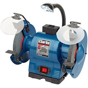 Clarke Clarke CBG8370L 200mm Bench Grinder with Lamp (230V) Clarke Clarke CBG8370L 200mm Bench Grinder with Lamp (230V)