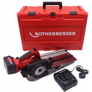 Rothenberger PIPECUT Mini with DURACUT Uni saw blade and 18V/4Ah CAS Battery & Charger Rothenberger PIPECUT Mini with DURACUT Uni saw blade and 18V/4Ah CAS Battery & Charger