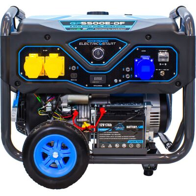 Gorilla Power GP5500E-DF 5.5kW Dual-Fuel Generator with Electric Start Gorilla Power GP5500E-DF 5.5kW Dual-Fuel Generator with Electric Start