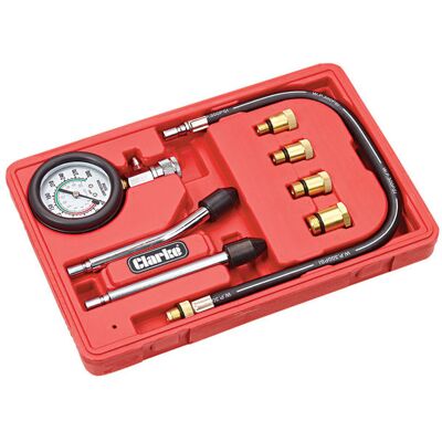 Clarke CHT693 8 Piece Compression Tester Kit Clarke CHT693 8 Piece Compression Tester Kit