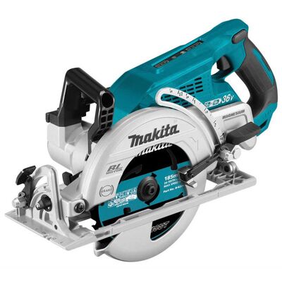 Makita LXT Makita DRS780Z 36V (18Vx2) Brushless, Rear-Handle Circular Saw 185mm LXT (Bare Unit) Makita LXT Makita DRS780Z 36V (18Vx2) Brushless, Rear-Handle Circular Saw 185mm LXT (Bare Unit)
