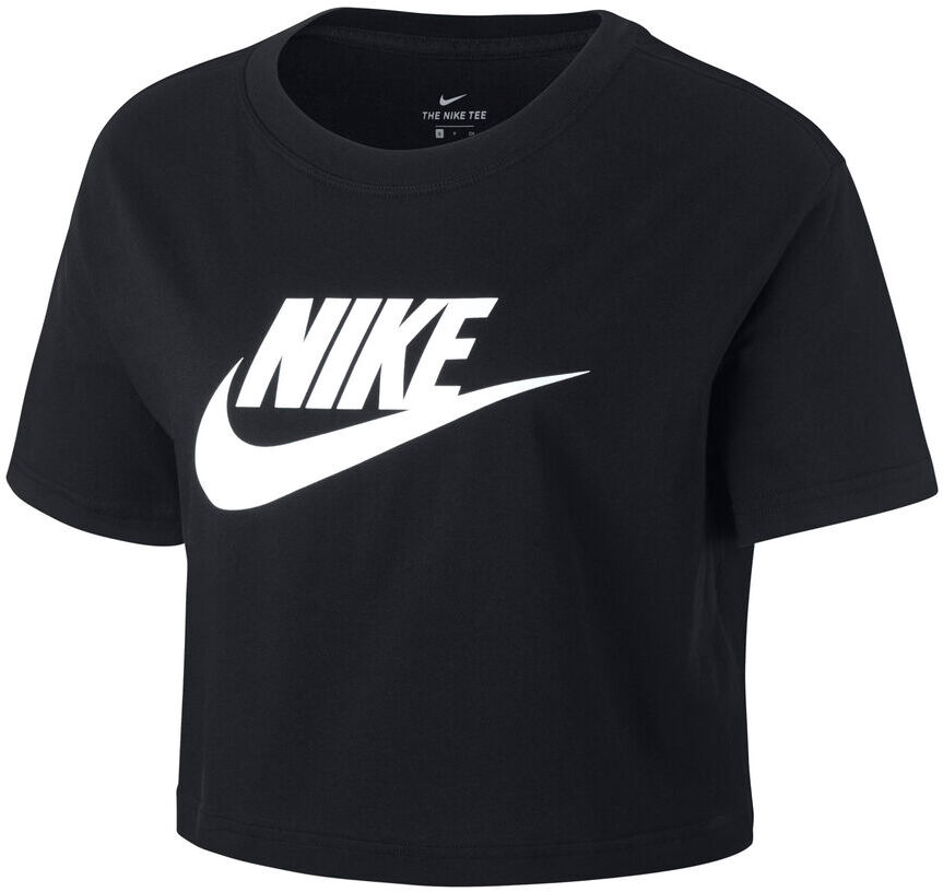 Nike Sportswear Essential Crop T-Shirt Women  - black - Size: Extra Large