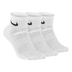 Nike Everyday Cush Ankle Sports Socks 3 Pack  - white - Size: 38-42
