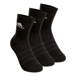 Adidas Essentials Cush Crew Sports Socks 3 Pack  - black
