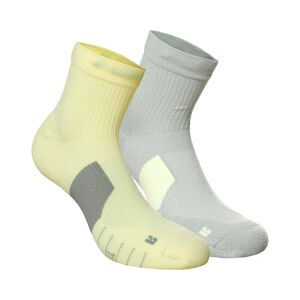 Nike Multiplier Running Ankle Socks Running Socks 2 Pack  - grey - Size: 46-50