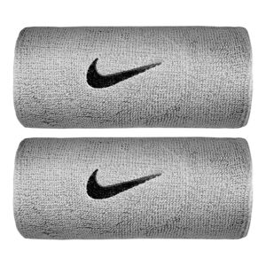 Nike Swoosh Doublewide Wristband 2 Pack  - lightgrey - Size: nosize