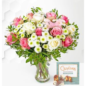 Prestige Flowers Rose Medley Mothers Day Flowers UK - Flowers For Mum - Mum Flowers - Free Chocs