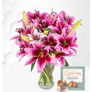 Prestige Flowers Stargazer Lilies - Free Chocs