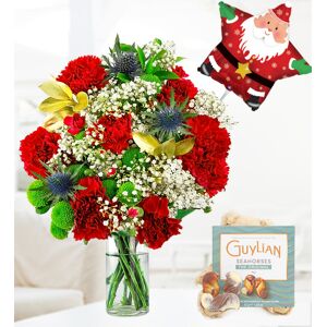 Prestige Flowers Christmas Celebration Bundle - Free Chocs