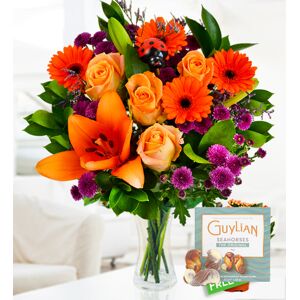 Prestige Flowers Vibrant Charm - Free Chocs