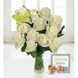 Prestige Flowers White Avalanche - Free Chocs