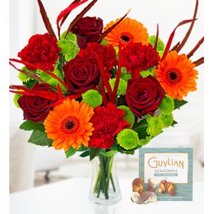 Prestige Flowers Autumn Warmer - Free Chocs