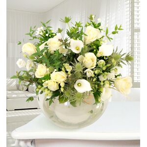 Prestige Flowers Rome - Haute Florist Bouquet - Luxury Flowers - White Bouquet - Luxury Flower Delivery