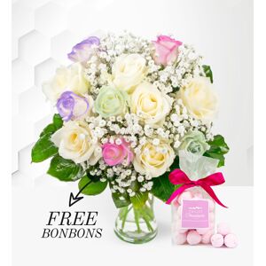 Prestige Flowers Unicorn Roses - Roses Bouquet - Send Roses - Birthday Flowers - Next Day Flower Delivery - Flower Delivery - Flowers By Post