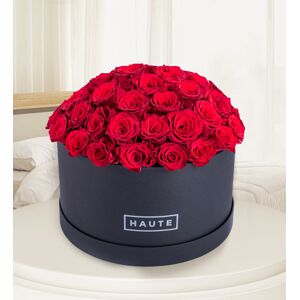 Prestige Flowers Grand Gesture - Luxury Red Roses - Roses in a Hat Box - Luxury Flowers - Luxury Roses - Hat Box Flowers - Valentine's Flowers - Valentine's Day Flowers - Valentine's Roses