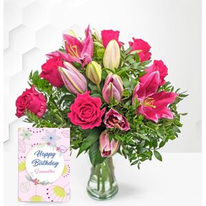 Prestige Flowers Rose & Lily Birthday Bundle