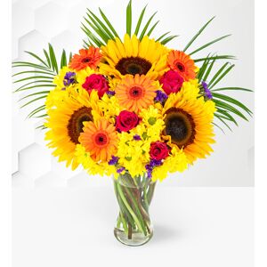 Prestige Flowers British Summer Bouquet - Sunflower Delivery - Sunflower Bouquet - Flower Delivery - Flowers By Post