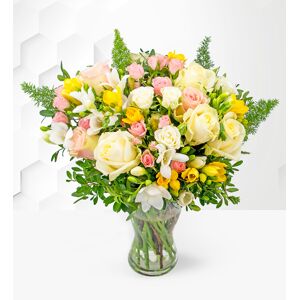 Prestige Flowers Rose and Freesia - Free Chocs - Flower Delivery - Next Day Flower Delivery - Birthday Flowers - Flowers By Post