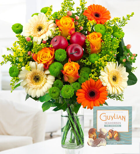 Prestige Flowers Autumn Blossom - Free Chocs