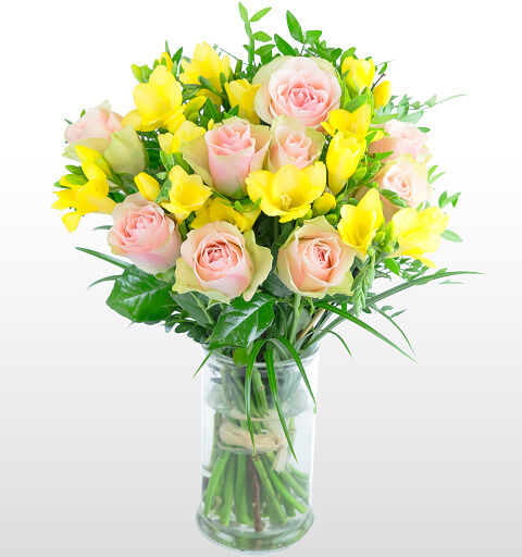 Prestige Flowers Roses and Freesia