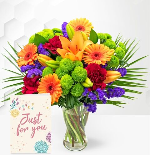 Prestige Flowers Joyful with Card