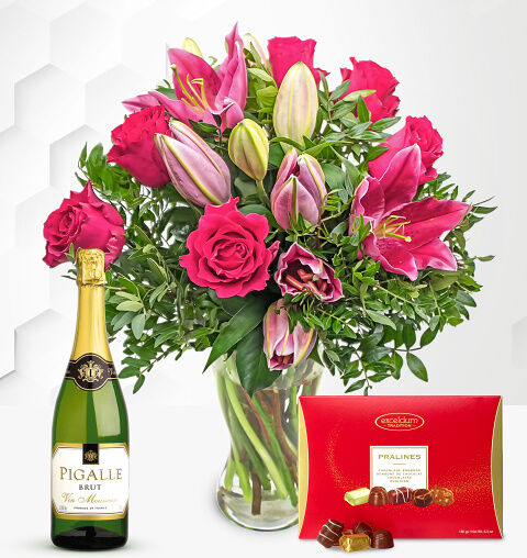 Prestige Flowers Rose and Lily Delights Gift