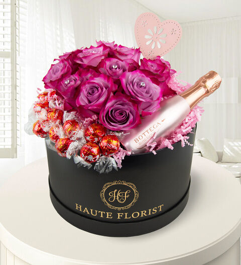 Prestige Flowers Celebration Hat Box