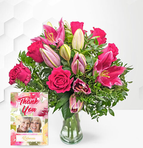 Prestige Flowers Rose & Lily Thank You