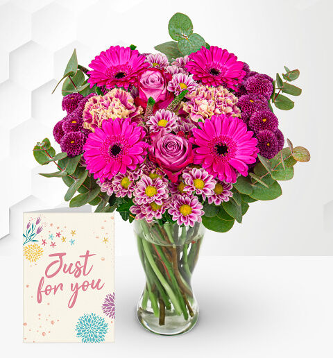 Prestige Flowers Crimson Collection and Card