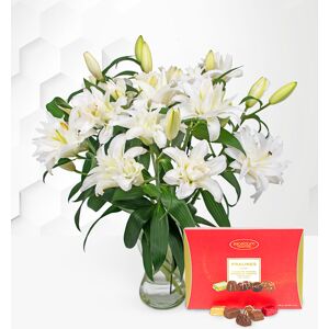 Prestige Flowers Double-Flowering Lilies with Chocs