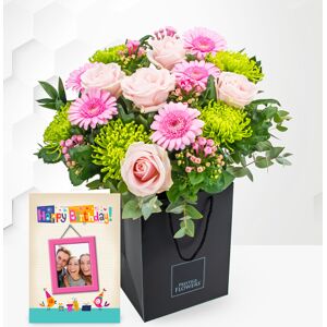 Prestige Flowers Lomond with Birthday Card