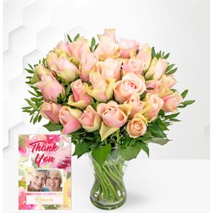 Prestige Flowers La Belle with Thank You Card