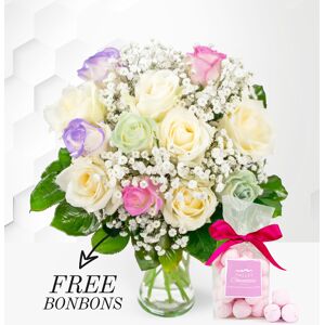 Prestige Flowers Unicorn Roses - Roses Bouquet - Send Roses - Birthday Flowers - Next Day Flower Delivery - Flower Delivery - Flowers By Post